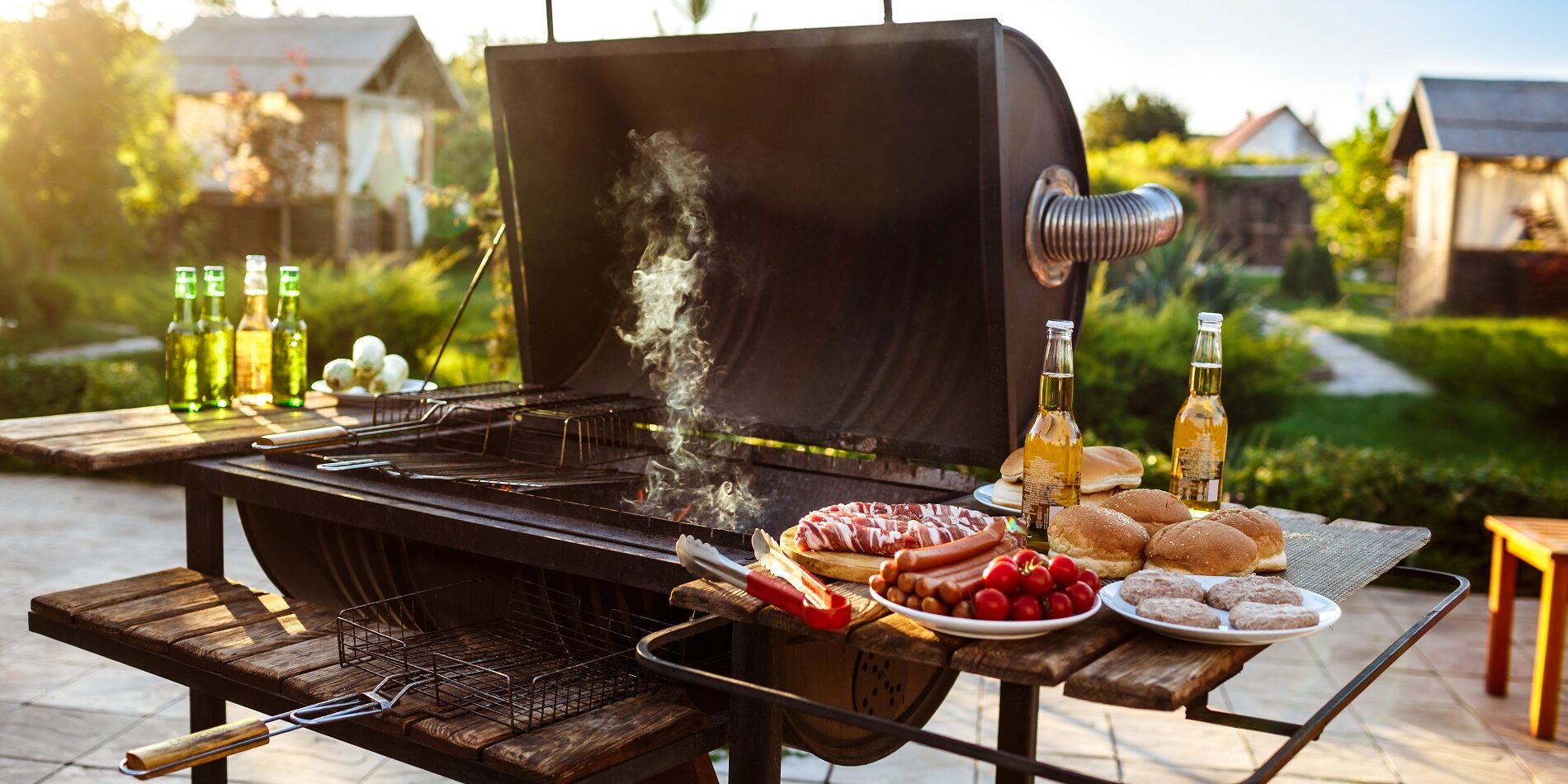 Barbecue o camino in muratura