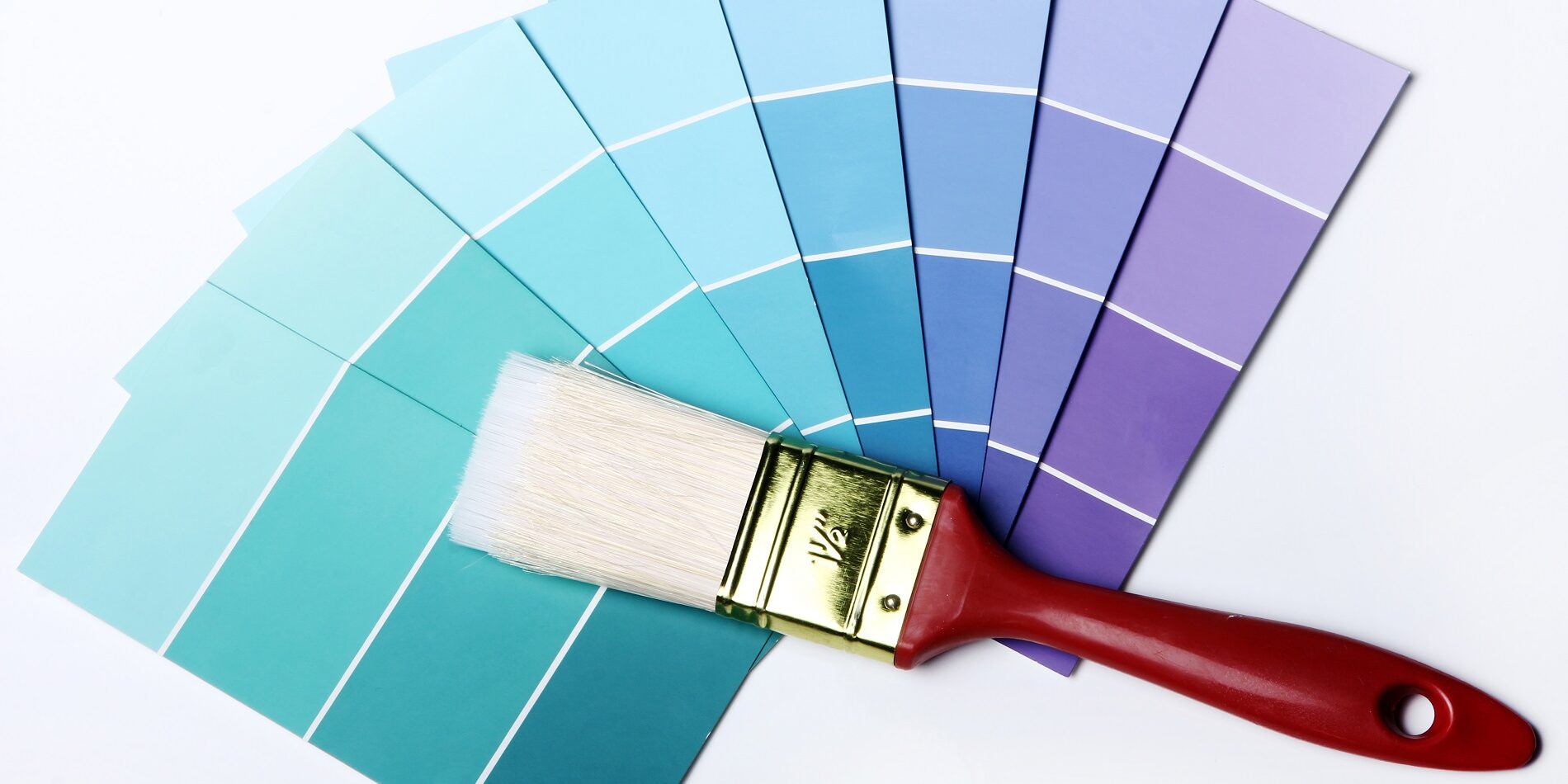 Pantone color palette and brush